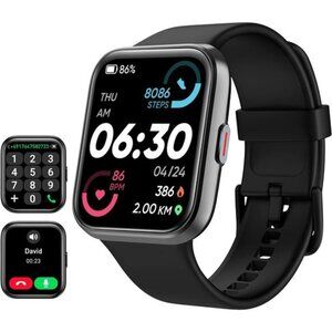 Smart Watch for Men Android & iPhone, Alexa Built-in, 1.8" Touch Screen Fitness